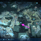 A pink arrow points to a banshee near FOB Hotel in Halo Infinite on Xbox Series X.